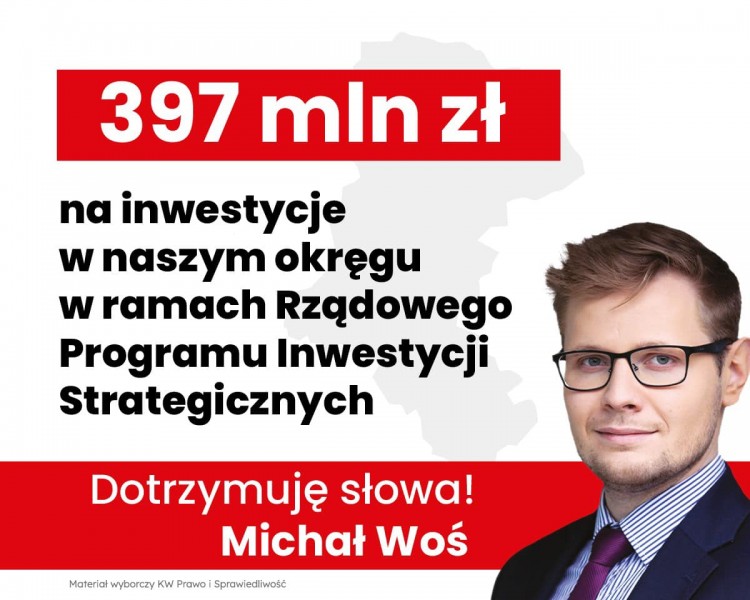 Michał Woś o inwestycjach w Jastrzębiu Zdroju i nie tylko, Materiał wyborczy KW Prawo i Sprawiedliwość