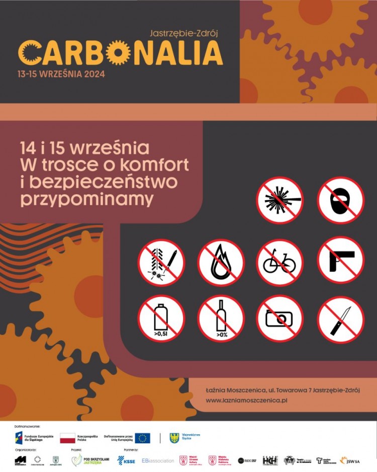 Carbonalia – trzy dni z muzyką i teatrem w Jastrzębiu-Zdroju, 