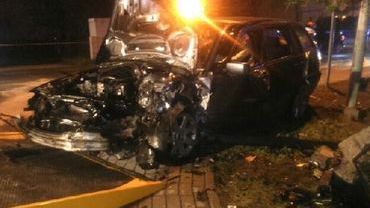 Zderzenie dwóch samochodów na Cieszyńskiej. Pięć osób trafiło do szpitala