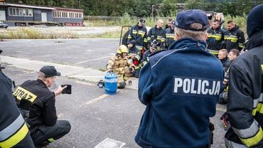 Kopalnie miejscem szkolenia dla jastrzębskich strażaków i policjantów