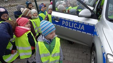 Maluchy z P7 spotkały się z policjantami z Katowic