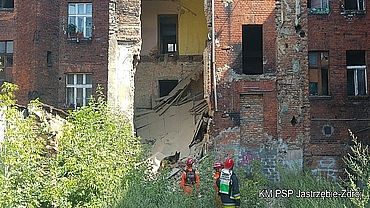 SGPR z Jastrzębia brała udział w akcji na terenie katastrofy budowlanej