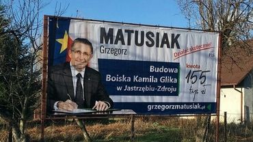 Kamil Glik do posła Matusiaka: sugeruję usunięcie billboardu