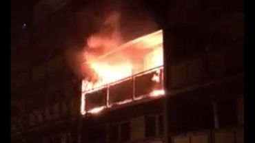 Ul. Małopolska: 6 osób w szpitalu po pożarze mieszkania