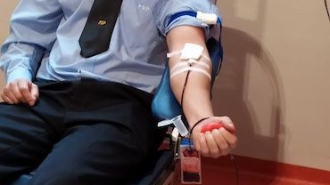 Pierwsza stacjonarna akcja krwiodawstwa w KM PSP Jastrzębie-Zdrój