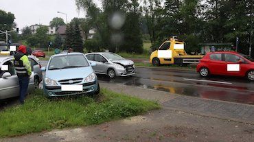 Na Pszczyńskiej zderzyły się trzy samochody