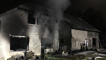 Palił się dom na Okopowej. Straty szacowane są na 100 tys. złotych