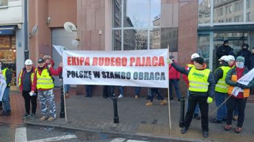 Górnicy w Warszawie: jak będzie trzeba, będziemy tu co miesiąc. W proteście uczestniczyło ok. 10 tys. osób