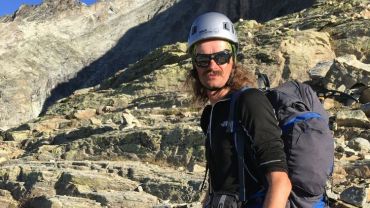 Maciej Olejnik na szczycie Matterhorn