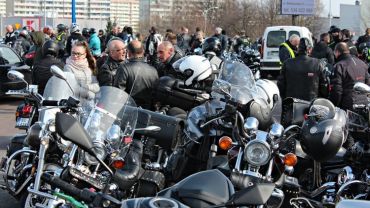 Przejazd motocyklistów ulicami Jastrzębia-Zdroju