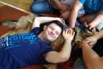 Psy terapeutyczne odwiedziły podopiecznych stowarzyszenia „Tęcza”, Stowarzyszenie Na Rzecz Dzieci Niepełnosprawnych i Ich Rodziców „Tęcza”