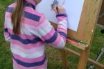 Stowarzyszenie „Tęcza”: dzieci malowały portrety zwierząt w Jarze Południowym, 
