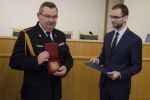 Edward Deberny odebrał odznakę „Zasłużony dla Miasta Jastrzębie-Zdrój”, Piotr Kędzierski