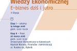 Młodzież z Jastrzębia-Zdroju i okolic sprawdzi swoją wiedzę o ekonomii i e-biznesie, Materiały prasowe