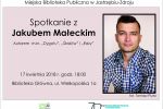 Jakub Małecki odwiedzi jastrzębską bibliotekę, MBP w Jastrzębiu-Zdroju