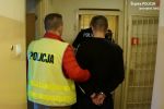 Pobili i zostawili zakrwawionego mężczyznę w klatce schodowej [wideo], KMP Jastrzębie-Zdrój