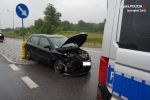 Zderzenie czterech aut na Drodze Głównej Południowej, KMP Jastrzębie - Zdrój