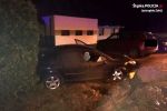 Pijana za kierownicą uderzyła w mostek, KMP Jastrzębie - Zdrój