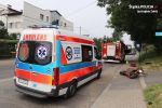 Motocyklista trafił do szpitala po zderzeniu z osobówką, KMP Jastrzębie - Zdrój