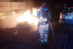 Pożar na czterech ulicach! W mieście grasuje podpalacz śmieci?, KM PSP Jastrzębie-Zdrój