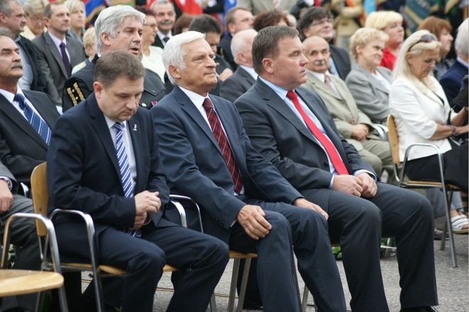 Jerzy Buzek przyjechał świętować z Solidarnością, Robert Cebula