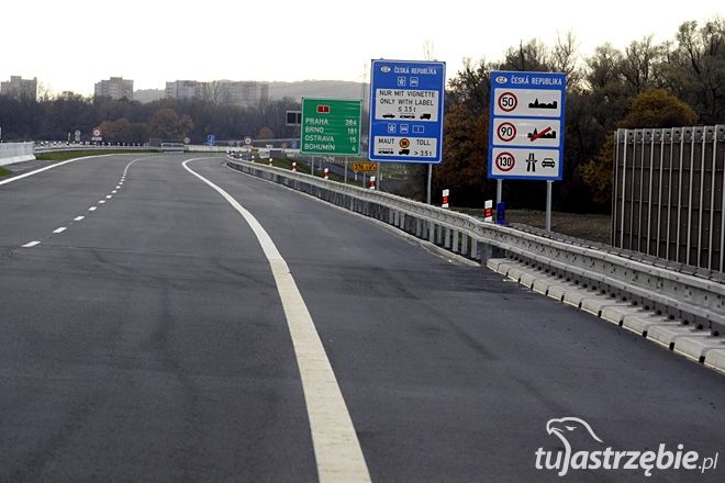 Sprawdziliśmy, jak wygląda autostrada po czeskiej stronie, Dominik Gajda
