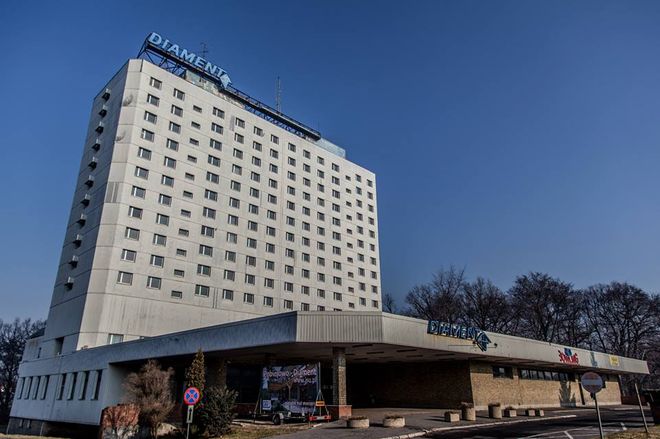 Hotel Diament tuż przed rozbiórką, Andrzej Klocek