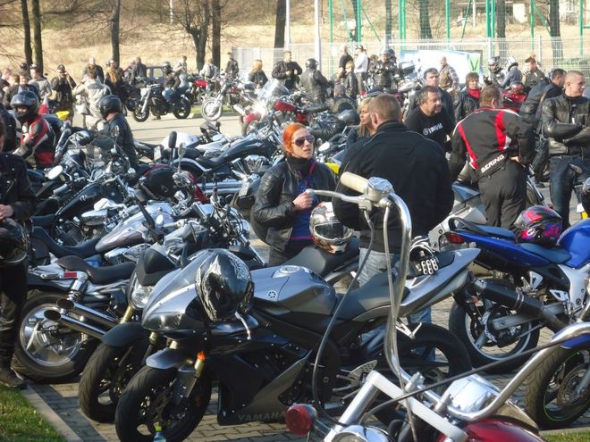 Motocykliści spektakularnie pożegnali zimę, KMP w Jastrzębiu-Zdroju