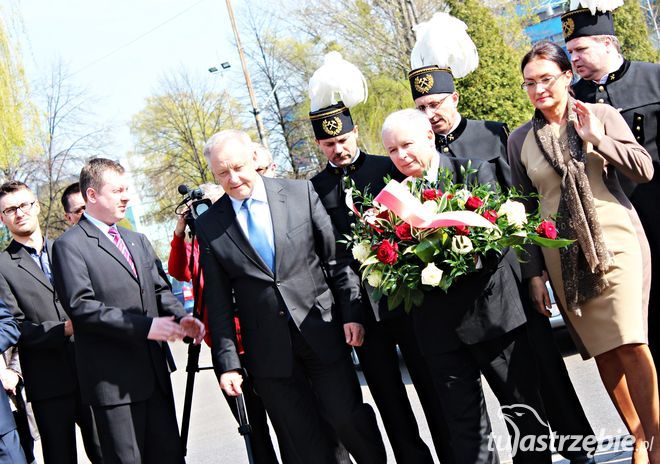 Prezes Kaczyński przyjechał, by wesprzeć kandydata do europarlamentu, pww