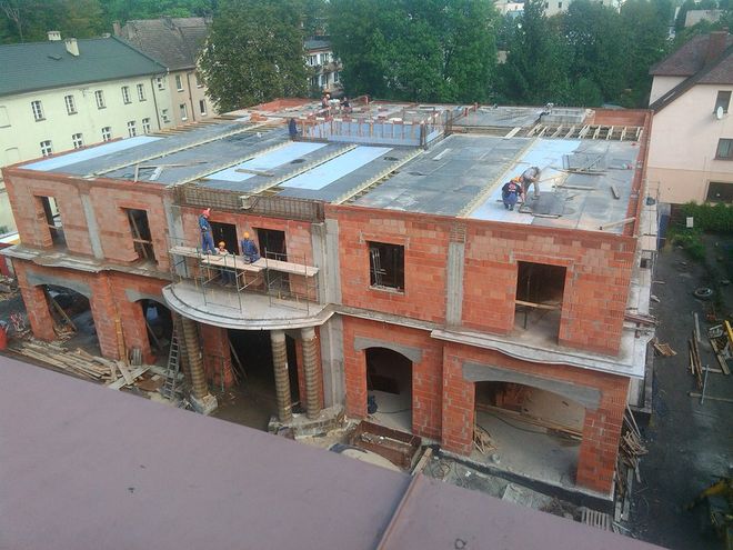 Co już wykonano przy budowie nowego hotelu w Zdroju