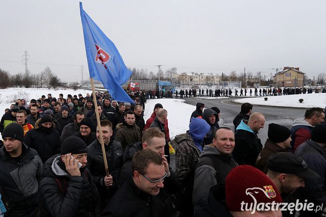 Strajk w JSW: górnicy biorą sprawy w swoje ręce i wychodzą na ulice, Dominik Gajda