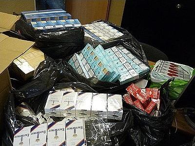 Jastrzębianin handlował nielegalnymi papierosami i alkoholem, KMP w Jastrzębiu Zdroju