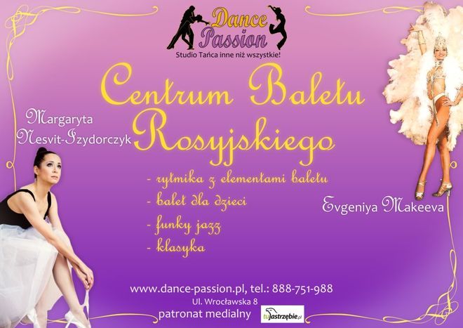 Za kilka dni rusza Centrum Baletu Rosyjskiego w Dance-Passion!, Materiały prasowe