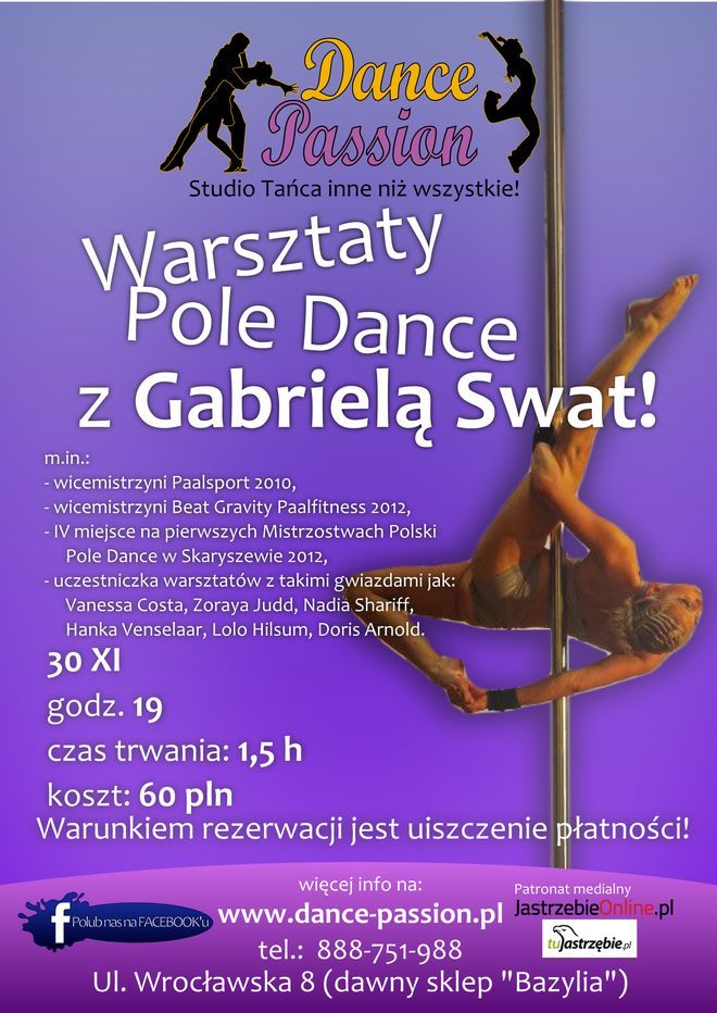 Dance Passion: pole dance z Gabrielą Swat, Materiały prasowe