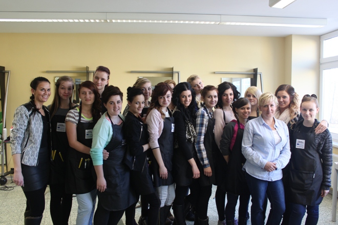 Uczennice ZSZ na stażu fryzjerskim w Niemczech, ZSZ
