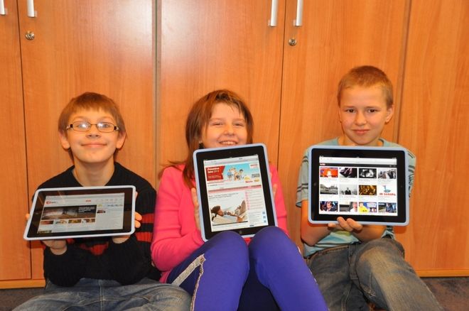 iPady trafiły do uczniów ze szkoły specjalnej, materiały prasowe