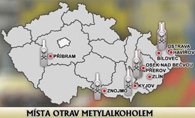 Uwaga na czeski alkohol. 17 osób zmarło w wyniku zatrucia, Materiały Izby Celnej w Katowicach