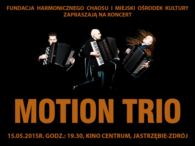 Genialni akordeoniści z Motion Trio zagrają w Jastrzębiu!, materiały prasowe