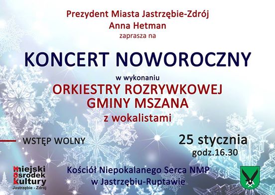 Przyjdź na koncert Orkiestry Rozrywkowej Gminy Mszana, materiały prasowe