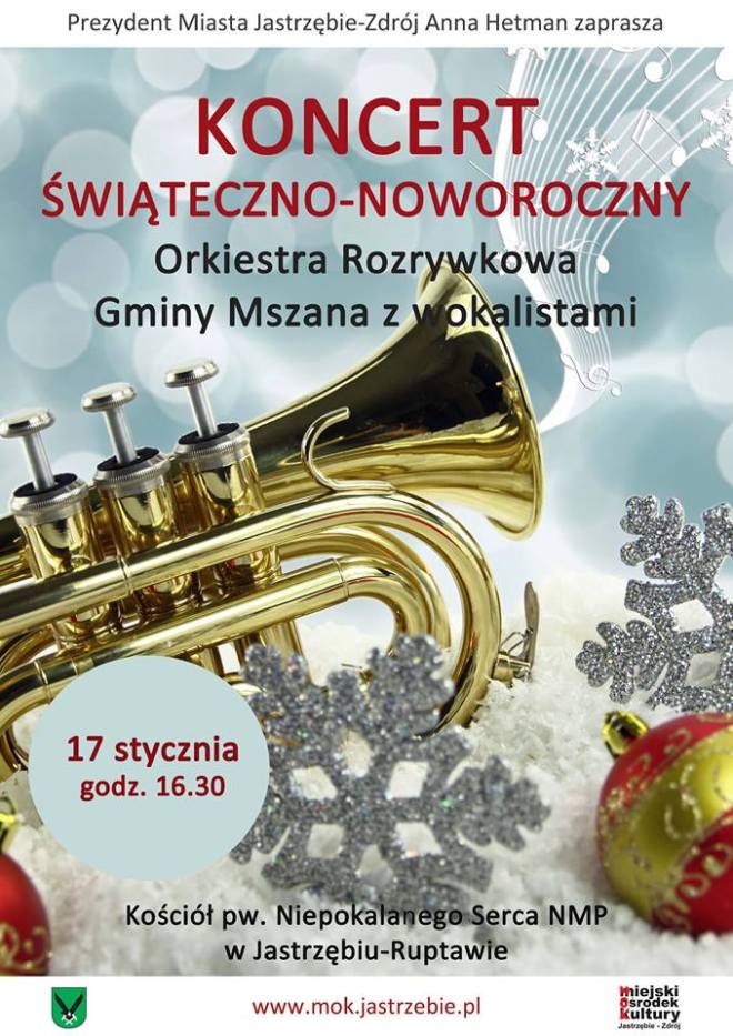 Noworoczny koncert w kościele w Ruptawie, materiały prasowe MOK Jastrzębie-Zdrój