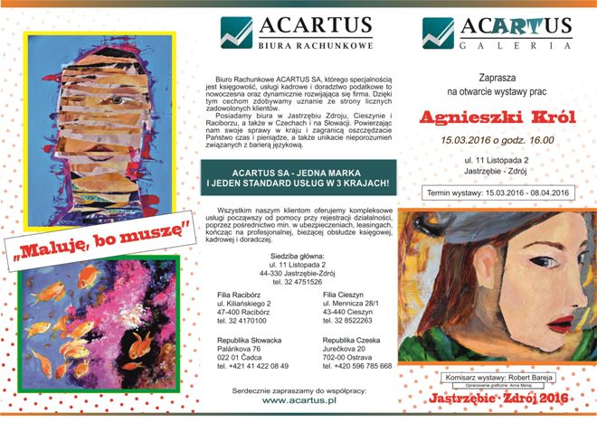 Zobacz wystawę prac utalentowanej jastrzębianki w Galerii acARTus, materiały prasowe Galeria acARTus