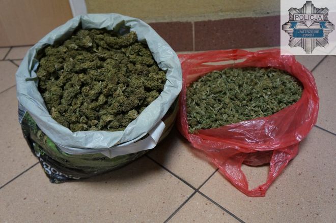 52-latek wpadł przewożąc 1,5 kg marihuany. Ale to nie wszystko!, KMP w Jastrzębiu-Zdroju