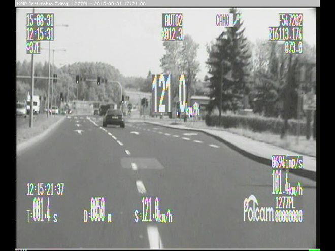 Brawurowa jazda kierowcy audi zakończona zatrzymaniem prawa jazdy [video], KMP w Jastrzębiu-Zdroju