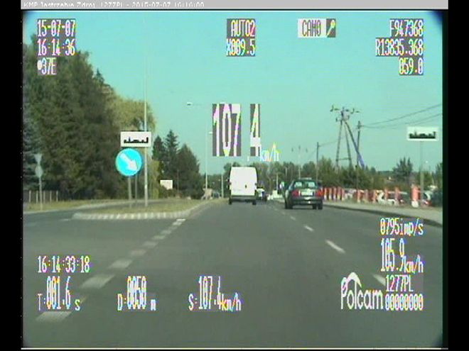 Młody kierowca przekroczył prędkość o 57 km/h. Stracił prawo jazdy, KMP w Jastrzębiu-Zdroju